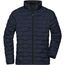 Men's Modern Padded Jacket - Leichte, modische Steppjacke aus recyceltem Polyester [Gr. M] (navy-matt) (Art.-Nr. CA080985)