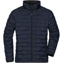 Men's Modern Padded Jacket - Leichte, modische Steppjacke aus recyceltem Polyester [Gr. M] (navy-matt) (Art.-Nr. CA080985)