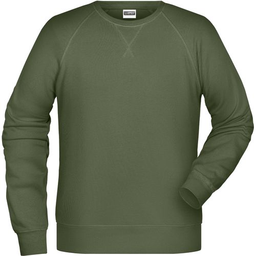 Men's Sweat - Klassisches Sweatshirt mit Raglanärmeln [Gr. 5XL] (Art.-Nr. CA081410) - Hochwertige French Terry-Qualität, 85...