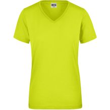 Ladies' Signal Workwear T-Shirt - Strapazierfähiges und pflegeleichtes T-Shirt in Signalfarben [Gr. 3XL] (neon-yellow) (Art.-Nr. CA083407)
