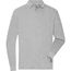 Men's Workwear-Longsleeve Polo - Strapazierfähiges und pflegeleichtes Langarm Polo [Gr. 5XL] (grey-heather) (Art.-Nr. CA083584)