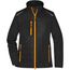 Ladies' Hybrid Jacket - Softshelljacke im attraktiven Materialmix [Gr. XL] (black/neon-orange) (Art.-Nr. CA084833)