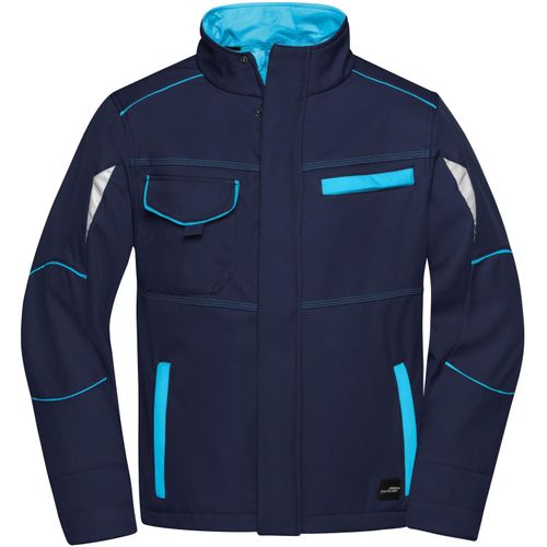 Workwear Softshell Jacket - Funktionelle Softshelljacke mit hochwertiger Ausstattung [Gr. XXL] (Art.-Nr. CA085310) - Robustes, strapazierfähiges Softshellma...