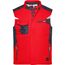 Craftsmen Softshell Vest - Professionelle Softshellweste mit warmem Innenfutter [Gr. XS] (red/black) (Art.-Nr. CA085465)