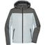 Men's Winter Jacket - Sportliche Winterjacke mit Kapuze [Gr. 3XL] (silver/anthracite-melange) (Art.-Nr. CA085642)