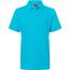 Classic Polo Junior - Hochwertiges Polohemd mit Armbündchen [Gr. XS] (Turquoise) (Art.-Nr. CA085762)
