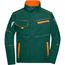 Workwear Jacket - Funktionelle Jacke im sportlichen Look mit hochwertigen Details [Gr. 4XL] (dark-green/orange) (Art.-Nr. CA085825)