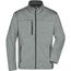 Men's Softshell Jacket - Softshell-Jacke in Melange-Optik [Gr. XXL] (dark-melange/black) (Art.-Nr. CA086314)