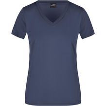 Ladies' Active-V - Funktions T-Shirt für Freizeit und Sport [Gr. S] (navy) (Art.-Nr. CA086514)