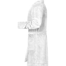 Men's Bathrobe - Bademantel im modischen Design [Gr. L/XL] (weiß) (Art.-Nr. CA086523)