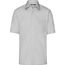 Men's Business Shirt Short-Sleeved - Bügelleichtes, modisches Herrenhemd [Gr. L] (light-grey) (Art.-Nr. CA087414)