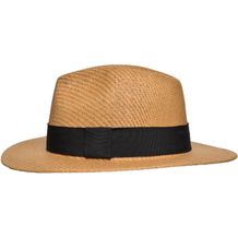 Traveller Hat - Stilvoller Hut in leichter Sommerqualität (caramel / black) (Art.-Nr. CA088050)
