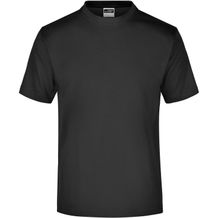 Round-T Medium (150g/m²) - Komfort-T-Shirt aus Single Jersey [Gr. M] (black) (Art.-Nr. CA088187)