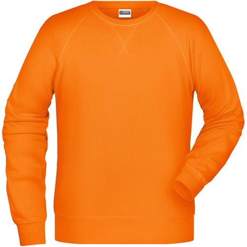 Men's Sweat - Klassisches Sweatshirt mit Raglanärmeln [Gr. L] (Art.-Nr. CA088574) - Hochwertige French Terry-Qualität, 85...