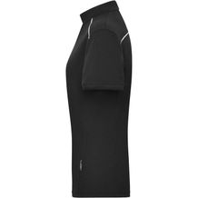 Ladies' Workwear Polo - SOLID - - Strapazierfähiges und pflegeleichtes Polo mit Kontrastpaspel [Gr. XL] (schwarz) (Art.-Nr. CA089578)