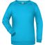 Ladies' Promo Sweat - Rundhals-Sweatshirt mit Raglanärmeln [Gr. L] (Turquoise) (Art.-Nr. CA091009)