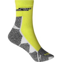 Sport Socks - Funktionelle Sportsocke für Damen und Herren (bright-yellow / white) (Art.-Nr. CA091815)
