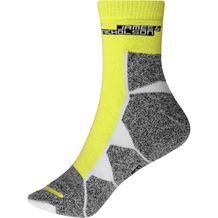 Sport Socks - Funktionelle Sportsocke für Damen und Herren [Gr. 42-44] (bright-yellow/white) (Art.-Nr. CA091815)
