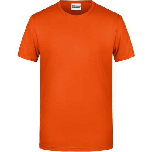 Men's Basic-T - Herren T-Shirt in klassischer Form [Gr. L] (Art.-Nr. CA092755) - 100% gekämmte, ringgesponnene BIO-Baumw...