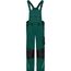 Workwear Pants with Bib - Spezialisierte Latzhose mit funktionellen Details und flexibel einstellbarem, elastischen Bund [Gr. 106] (dark-green/black) (Art.-Nr. CA093265)