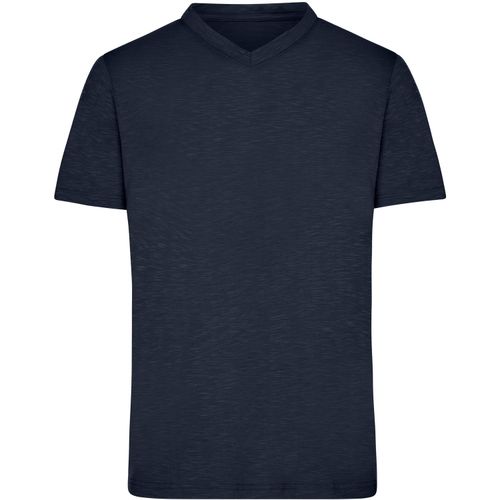 Men's Slub T-Shirt - Funktions T-Shirt für Freizeit und Sport [Gr. XXL] (Art.-Nr. CA093418) - Elastischer Single Jersey aus Flammgarn
...