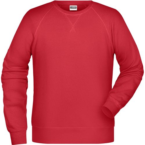 Men's Sweat - Klassisches Sweatshirt mit Raglanärmeln [Gr. 4XL] (Art.-Nr. CA093651) - Hochwertige French Terry-Qualität, 85...