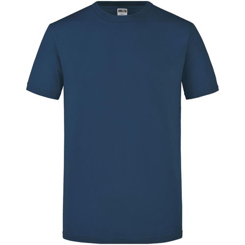 Men's Slim Fit-T - Figurbetontes Rundhals-T-Shirt [Gr. M] (Art.-Nr. CA094051) - Einlaufvorbehandelter Single Jersey...