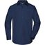 Men's Business Shirt Long-Sleeved - Klassisches Shirt aus strapazierfähigem Mischgewebe [Gr. XXL] (navy) (Art.-Nr. CA094113)