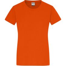 Ladies' Slim Fit-T - Figurbetontes Rundhals-T-Shirt [Gr. XL] (dark-orange) (Art.-Nr. CA094249)