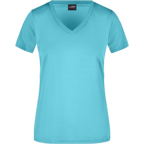 Ladies' Active-V - Funktions T-Shirt für Freizeit und Sport [Gr. S] (Art.-Nr. CA094518) - Feiner Single Jersey
V-Ausschnitt,...
