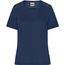 Ladies' Workwear T-Shirt - Strapazierfähiges und pflegeleichtes T-Shirt mit Kontrasteinsätzen [Gr. XL] (navy/navy) (Art.-Nr. CA094529)
