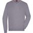 Men's V-Neck Pullover - Klassischer Baumwoll-Pullover [Gr. XXL] (grey-heather) (Art.-Nr. CA095252)