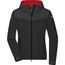 Ladies' Allweather Jacket - Leichte, gefütterte Outdoor Softshelljacke für extreme Wetterbedingungen [Gr. XXL] (black/carbon/light-red) (Art.-Nr. CA098212)