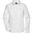 Ladies' Shirt Longsleeve Micro-Twill - Klassisches Shirt in pflegeleichter Baumwollqualität [Gr. XXL] (white) (Art.-Nr. CA098556)