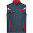 Workwear Softshell Vest - Funktionelle Softshellweste mit hochwertiger Ausstattung [Gr. XXL] (carbon/red) (Art.-Nr. CA098626)