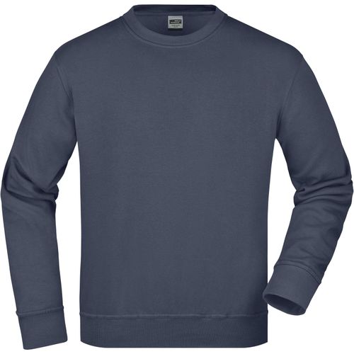 Workwear Sweatshirt - Klassisches Rundhals-Sweatshirt [Gr. L] (Art.-Nr. CA099194) - Strapazierfähige pflegeleichte Baumwoll...
