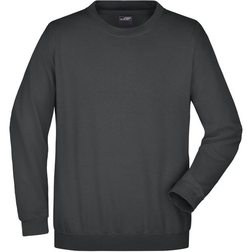Round-Sweat Heavy - Klassisches Komfort Rundhals-Sweatshirt [Gr. XL] (Art.-Nr. CA100411) - Hochwertige Sweat-Qualität mit angeraut...