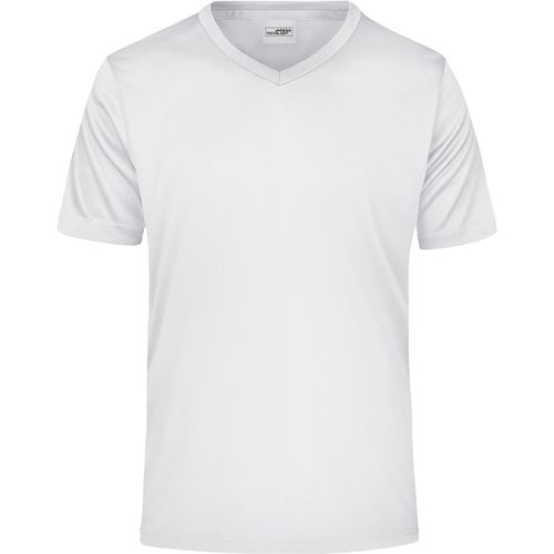 Men's Active-V - Funktions T-Shirt für Freizeit und Sport [Gr. 3XL] (Art.-Nr. CA100737) - Feiner Single Jersey
V-Ausschnitt,...