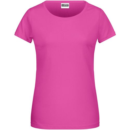 Ladies' Basic-T - Damen T-Shirt in klassischer Form [Gr. S] (Art.-Nr. CA100820) - 100% gekämmte, ringesponnene BIO-Baumwo...