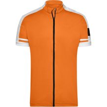 Men's Bike-T Full Zip - Sportives Bike-Shirt [Gr. S] (orange) (Art.-Nr. CA102005)