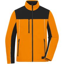 Signal-Workwear Softshell-Jacket - Softshelljacke in Signalfarbe [Gr. XXL] (neon-orange/black) (Art.-Nr. CA102190)