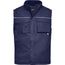 Workwear Vest - Robuste, wattierte Weste [Gr. L] (navy) (Art.-Nr. CA102295)