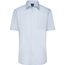 Men's Shirt Shortsleeve Poplin - Klassisches Shirt aus pflegeleichtem Mischgewebe [Gr. 3XL] (light-blue) (Art.-Nr. CA103228)