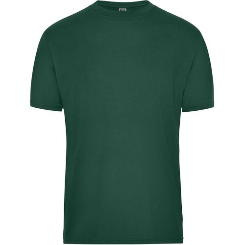 Men's BIO Workwear T-Shirt - Strapazierfähiges und pflegeleichtes T-Shirt [Gr. 4XL] (Art.-Nr. CA103769) - Materialmix aus gekämmter, ringgesponne...