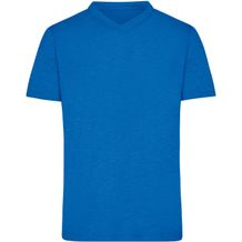 Men's Slub T-Shirt - Funktions T-Shirt für Freizeit und Sport [Gr. S] (bright-blue) (Art.-Nr. CA104060)