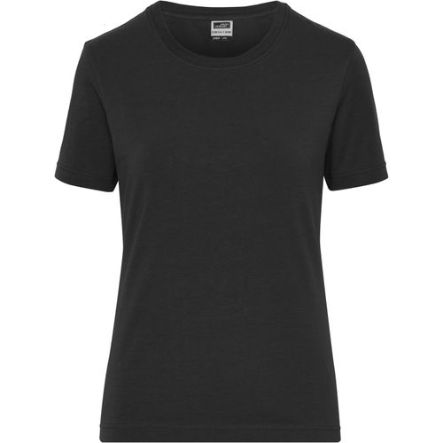 Ladies' BIO Stretch-T Work - T-Shirt aus weichem Elastic-Single-Jersey [Gr. 3XL] (Art.-Nr. CA104100) - Gekämmte, ringgesponnene BIO-Baumwolle,...