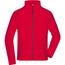 Men's Structure Fleece Jacket - Leichte Outdoor-Fleecejacke [Gr. XL] (red/carbon) (Art.-Nr. CA104459)