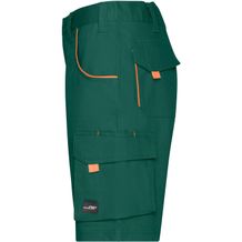 Workwear Bermudas - COLOR - - Funktionelle kurze Hose im sportlichen Look mit hochwertigen Details [Gr. 42] (grün / orange) (Art.-Nr. CA105508)