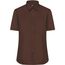 Ladies' Shirt Shortsleeve Poplin - Klassisches Shirt aus pflegeleichtem Mischgewebe [Gr. L] (Brown) (Art.-Nr. CA106916)