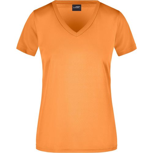 Ladies' Active-V - Funktions T-Shirt für Freizeit und Sport [Gr. S] (Art.-Nr. CA107328) - Feiner Single Jersey
V-Ausschnitt,...